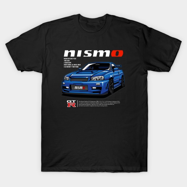 R34 Gtr T-Shirt by cturs